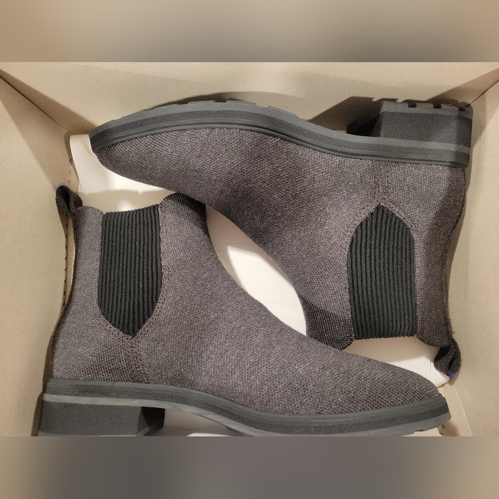 Rothy's Utility Boot Size: 9.5 Women Color: Graphite Brown